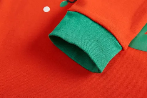 Vista 6 de Pijamas de Navidad para niños pequeños y niñas, 100% algodón, dinosaurio, estrellado, ropa de dormir de manga larga, 2 piezas, ropa para niños