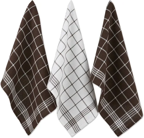 Vista 21 de J&M Home Fashions - Toalla de cocina de algodón con bucles de punto gofre