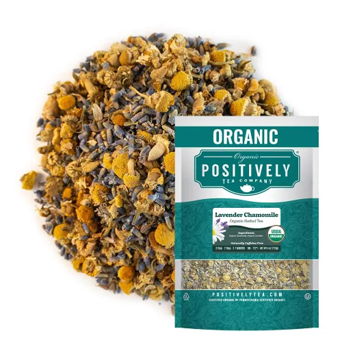 Vista 22 de Bolsas de hojas sueltas para té. Orgánicas por USDA. Positively Tea LLC.