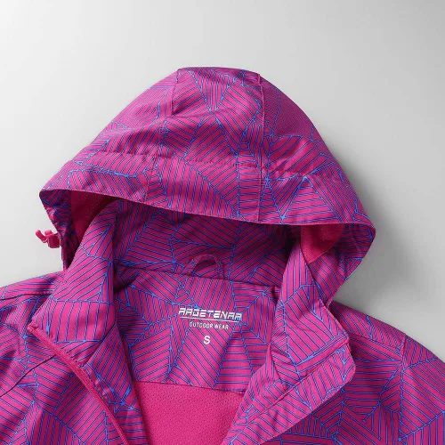 Vista 9 de Chubasquero impermeable para mujer con capucha ligero cortavientos para senderismo