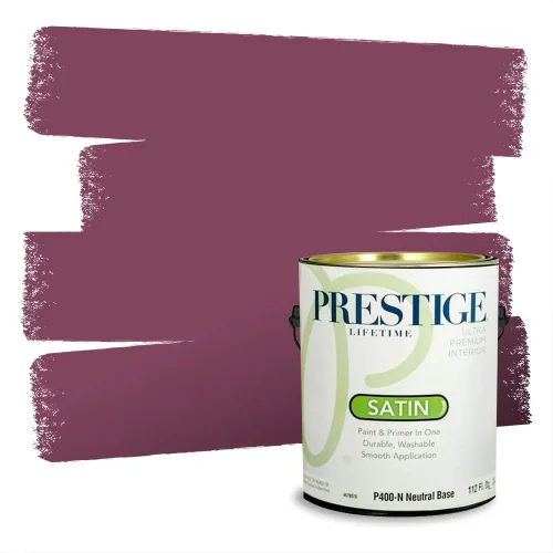 Vista 665 de Prestige Paints Pintura exterior e imprimación en uno, 1 galón, plano, coincidencia comparable de Valspar* Amber Rose*