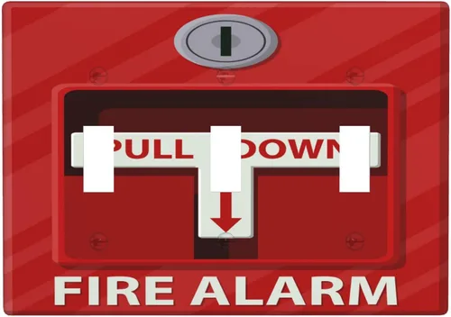 Vista 10 de Cubierta decorativa para interruptor de luz impresa con alarma de incendios, placa de pared decorativa de una sola palanca, placa frontal, 4.50 x