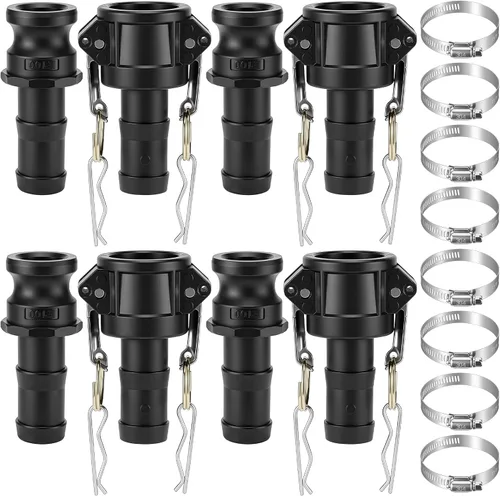 Vista 12 de Juego de 2 accesorios Camlock de 2 pulgadas tipo C y E Tipo C&e