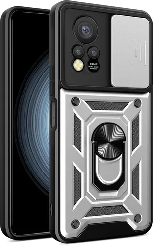 Vista 35 de Compatible con Tecno Pova Neo 2 Bracket Shell, con cubierta deslizante para lente de cámara compatible con Tecno Pova Neo 2 LG6n Case Negro