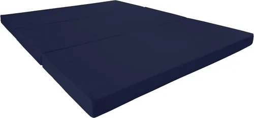 Vista 37 de Shikibuton Cama plegable en 3, espuma de alta densidad de 1.8 lbs, tamaño Twin, Full, Queen, colchones plegables. Turquesa