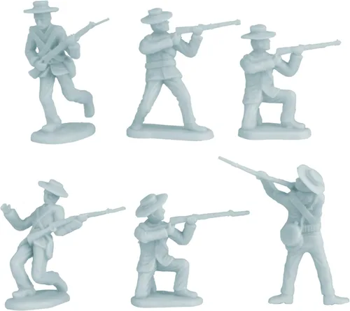 Vista 4 de BMC The Rough Riders Charge Up San Juan Hill - Figuras de soldado de 32 piezas