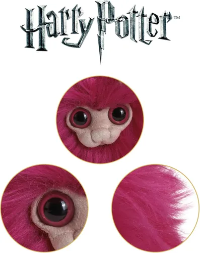 Vista 4 de The Noble Collection Harry Potter Collector Pigmeo Puff Peluche Rosa