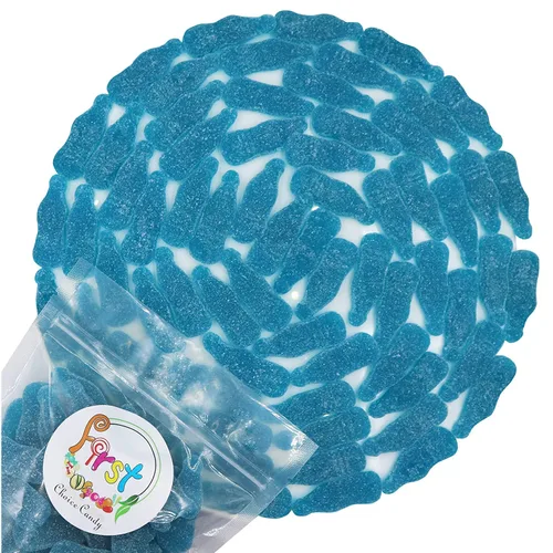 Vista 8 de FirstChoiceCandy Botellas de cola de gomitas (frambuesa azul agria, 2 libras (paquete de 1))