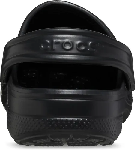 Vista 6 de Crocs Zuecos unisex para adultos Via, zapatos de enfiler para hombres y mujeres Negro