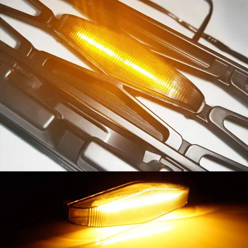 Vista 6 de 3 luces LED ámbar de lente ámbar compatibles con parrilla 4Runner TRD Pro 2014-2019 SR5 TRD todoterreno Limited TRO Pro