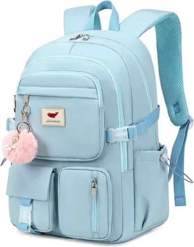 Vista 12 de Mochila para portátil de 15.6 pulgadas, mochila escolar para niños, mochilas universitarias, mochila de viaje, mochilas grandes para adolescentes
