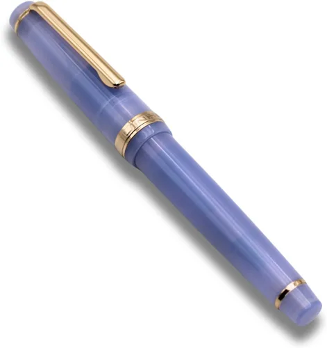 Vista 42 de 82 Pluma estilográfica - Barril de material acrílico, plumín extrafino de iridio con convertidor de tinta, pluma de escritura suave, diseño clásico