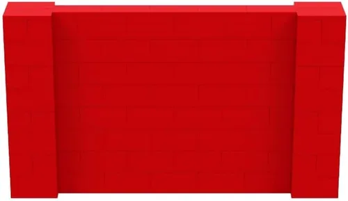 Vista 25 de EverBlock Kit de pared de 5 x 4 pies Bloques de construcción modulares Sistema de pared para edificios, pantallas y estructuras Divisor