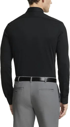 Vista 3 de Calvin Klein Camisa de vestir para hombre de ajuste delgado, protector contra manchas