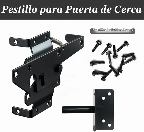 Vista 3 de SKYSEN Cerradura de poste de valla de madera de vinilo de acero al carbono (2066-cs-p)