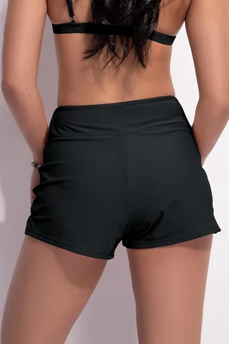 Vista 2 de Beautikini Women's High Waisted Swim Shorts Quick Dry Swim Board Shorts 3" Wide Waistband Bathing Bottoms for Women