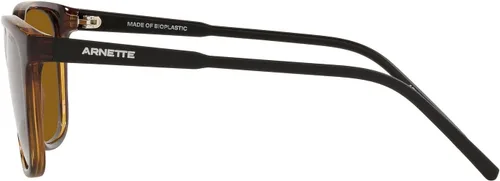 Vista 4 de ARNETTE Man Sunglasses Matte Black Frame, Dark Grey Lenses, 57MM