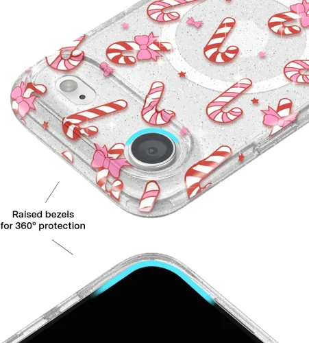 Vista 777 de VELVET CAVIAR Funda para iPhone 15, compatible con MagSafe, probada contra caídas de 10 pies, fundas protectoras de diseño, leopardo color rosa