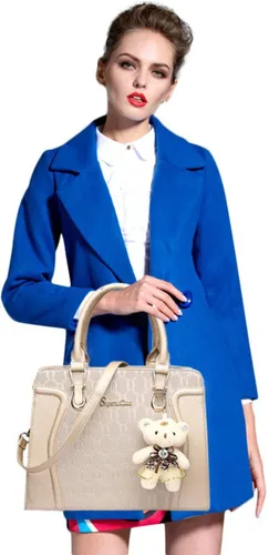Vista 7 de Bolsos de mano de moda para mujer, bolsa de hombro, asa superior, bolsa de mano, juego de 4 piezas