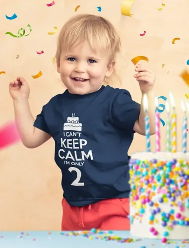 Vista 3 de Tstars Camisa de 2 cumpleaños para niña de 2 años, regalo de cumpleaños, segundo cumpleaños
