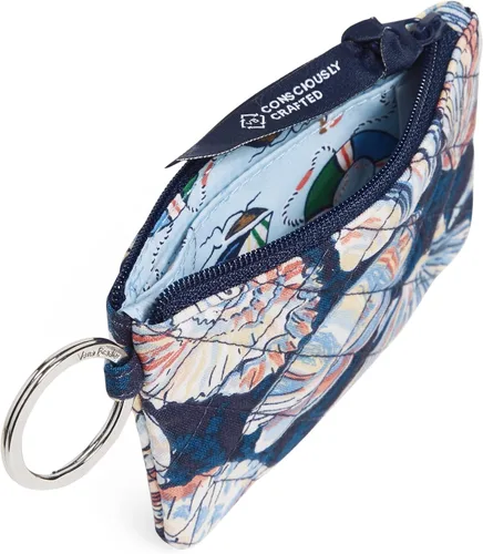 Vista 2 de Vera Bradley - Cartera de algodón, con cremallera y compartimiento para la identificación, para mujer