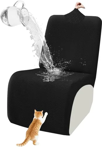 Vista 39 de ALIECOM Fundas 100% impermeables para sofá seccional reclinable, forma de L, elásticas, para esquina, funda para sofá seccional reclinable, lavable