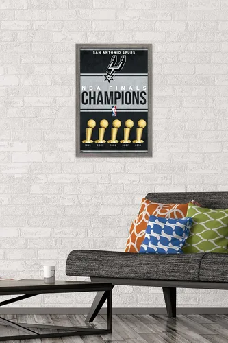 Vista 2 de Trends International NBA San Antonio Spurs - Champions 23 - Póster de pared