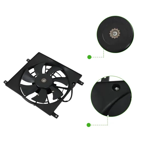 Vista 5 de Reemplazo del ventilador de enfriamiento del condensador del A/C del radiador para 2007-2013 SX4 SZ3113109 9536079J02 9536079J20 621371