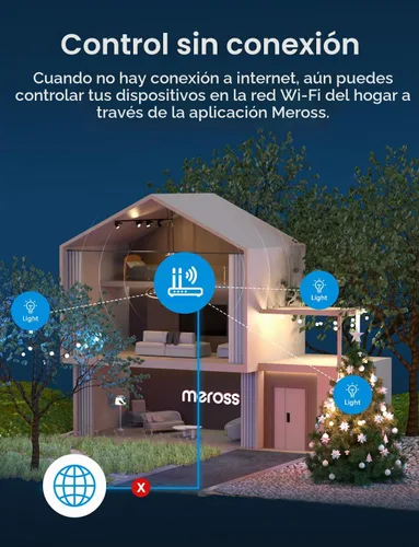 Vista 8 de meross Enchufe inteligente para exteriores compatible con Apple HomeKit, Siri, Alexa, Google Assistant y SmartThings, toma impermeable