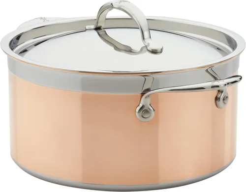 Vista 13 de Hestan - Colección CopperBond - Cacerola de cobre 100% puro, compatible con cocina de inducción, 1.5 cuartos