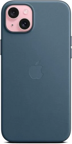 Vista 2 de Apple iPhone 15 Plus Funda FineWoven con MagSafe - Azul Pacífico Pacific Blue