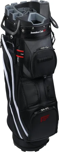 Vista 2 de Founders Club Serie Tour de 4ª Generación Organizador con Candado para Clubes de Golf, Bolsa de Carrito para Hombres con Divisores Anti-Vibración