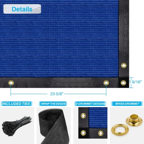 Vista 2 de Patio - Pantalla de privacidad para valla de 6', tamaño personalizable