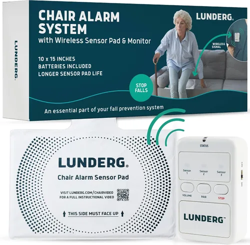 Vista 7 de Lunderg Almohadilla de Sensor Inalámbrico para Alarma de Silla - COMPLEMENTO / Repuesto - Localizador NO Incluido - Funciona con Alarmas de Cama
