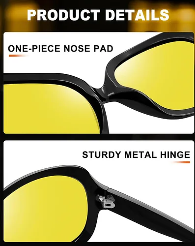 Vista 187 de Joopin Lentes de sol de gran tamaño para mujer, polarizados, grandes, para conducción, protección UV, grandes sombras