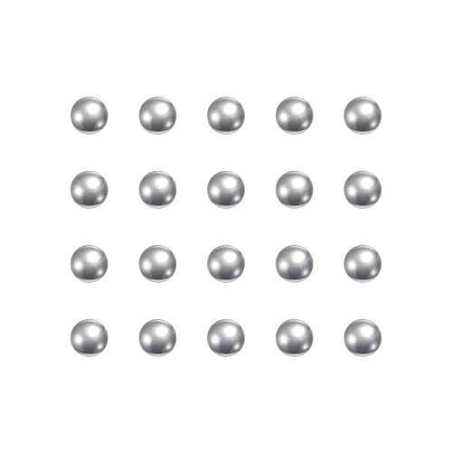 Vista 13 de uxcell 30 bolas de rodamiento de acero cromado de 0.079 in de precisión G5