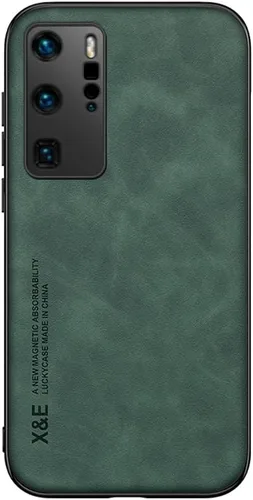 Vista 14 de Kepuch Silklike Caso Para Huawei P40 Pro - Cubierta De Parachoques Placa De Metal Incorporada Para Huawei P40 Pro - Gris