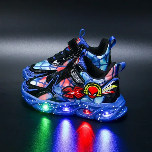 Vista 5 de RAYCHY Children's Casual Shoes Boys Breathable Non-Slip Light Sneakers Unisex Luminous Sneakers for Girls Sport Running Shoes