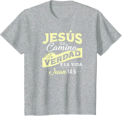 Vista 34 de Camisas de la Biblia de Jesus para los Cristianos Camiseta Española Negro