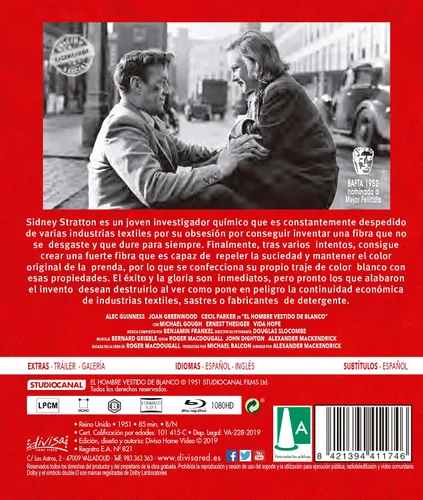 Vista 2 de El hombre vestido de blanco - The Man in the White Suit (Non USA Format)