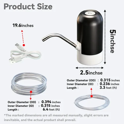 Vista 3 de Bomba extractora de aceite - Extractor eléctrico inalámbrico de cambio de aceite, sistema de eliminación de aceite de motor de autosucción