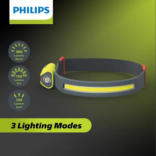 Vista 3 de Philips Xperion 6000 LED faro luz de trabajo, linterna profesional de 300 lúmenes con luz de inundación difusa y foco giratorio para mecánicos