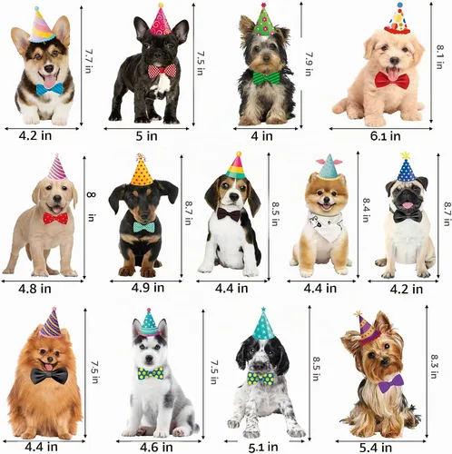 Vista 4 de 13 piezas de centro de mesa de panal para perros y bebés, suministros de fiesta de cumpleaños para mascotas, decoración de mesa para fiesta