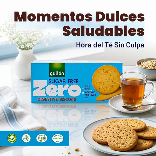 Vista 3 de Gullon Galletas Digestivas Sin Azúcar 14.11 oz