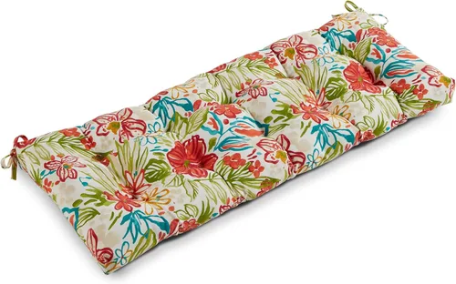 Vista 9 de Greendale Home Fashions Cojín de banco para exteriores de 51 pulgadas, Adobe Stripe