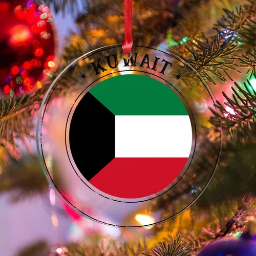 Vista 18 de Adorno de silueta de bandera de Islandia para decoración del árbol de Navidad, bandera nacional, recuerdo divertido de Navidad, decoración colgante