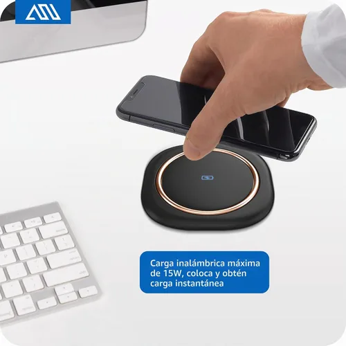Vista 5 de ANNQUAN Receptáculo motorizado de encimera desplegable con cargador inalámbrico de 15 W, entrega de potencia máxima de 20 W, salida automática
