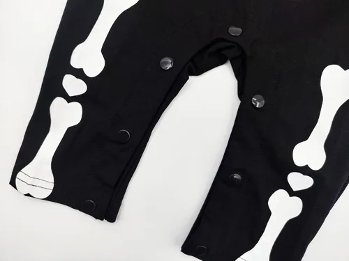Vista 7 de Traje de traje de bebé recién nacido, uniforme de murciélago de astronauta, ropa de prisionero con sombrero