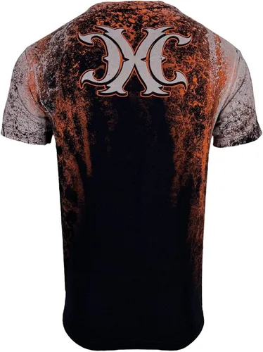 Vista 3 de Xtreme Couture by Affliction - Camiseta para hombre, diseño de calavera ortodoxa