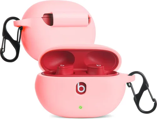 Vista 2 de LiZHi Funda para Beats Studio Buds, Beats Studio Buds+ Plus, funda de transporte de silicona con llavero para auriculares inalámbricos Beats Studio